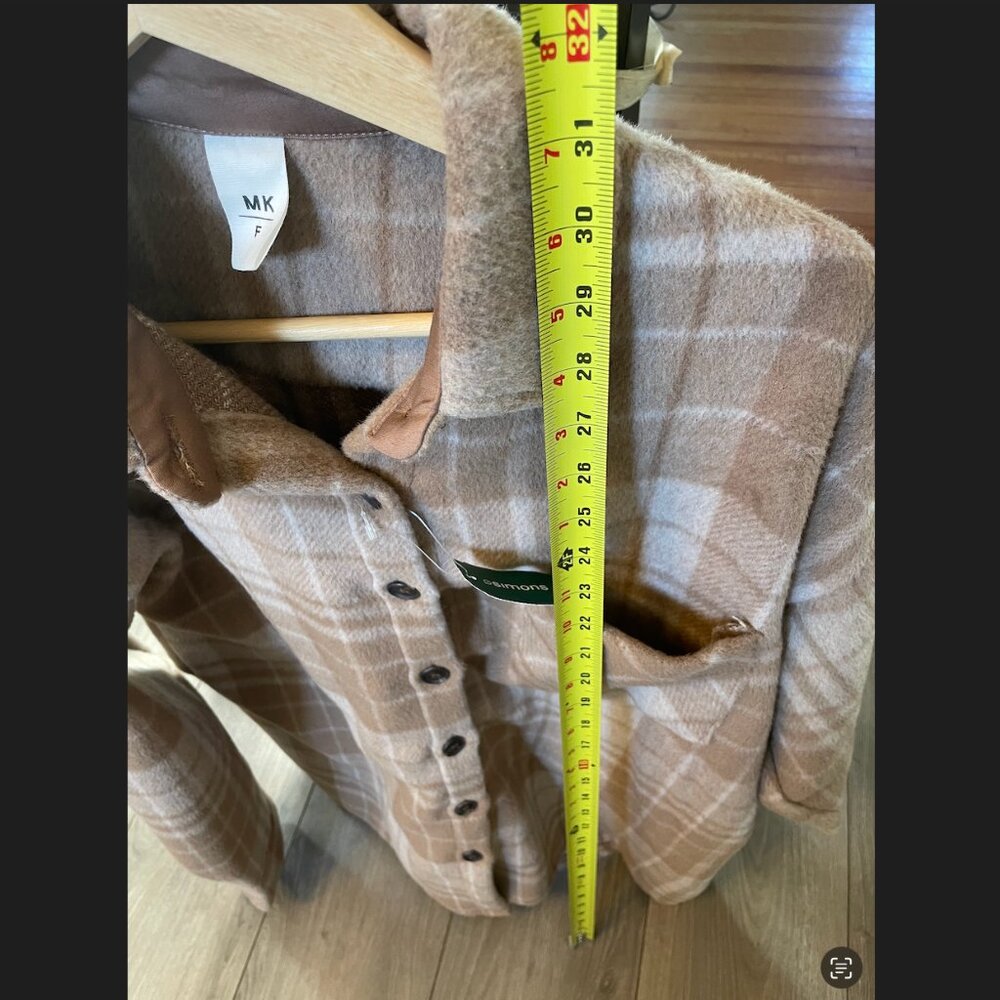 Super cozy MK made in Korea button up flannel - Picture 8 of 8
